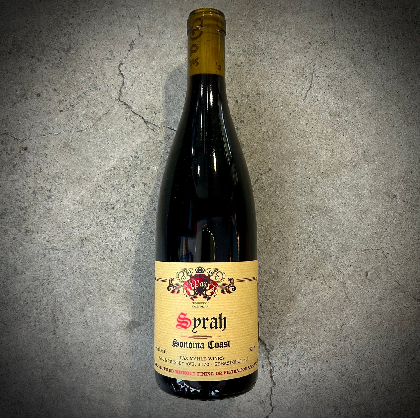 Pax, Sonoma Coast Syrah, California, USA