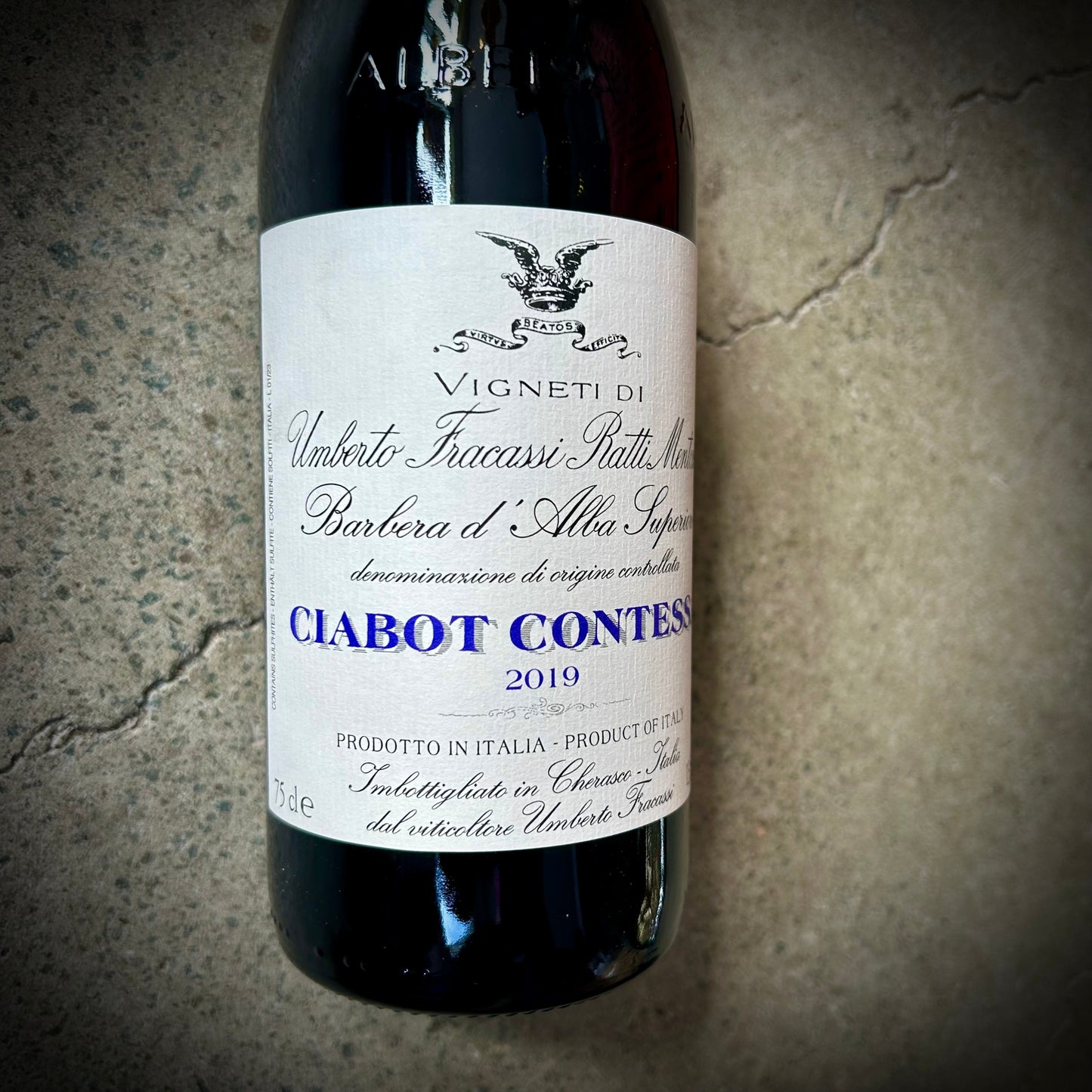 Umberto Fracassi, Ciabot Contessa, Barbera d'Alba DOC, Piedmont, Italy