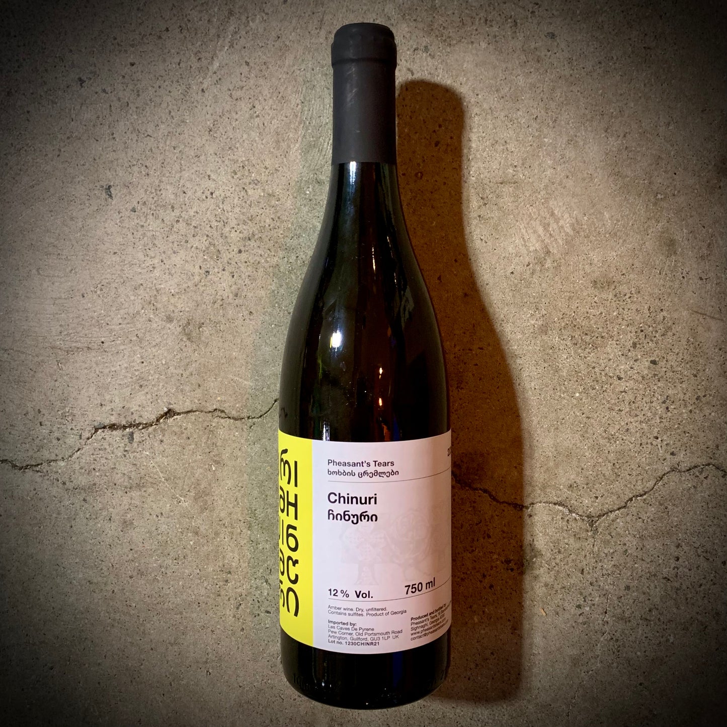 Pheasant's Tears, Chinuri Skin Contact, Kartli, Georgia