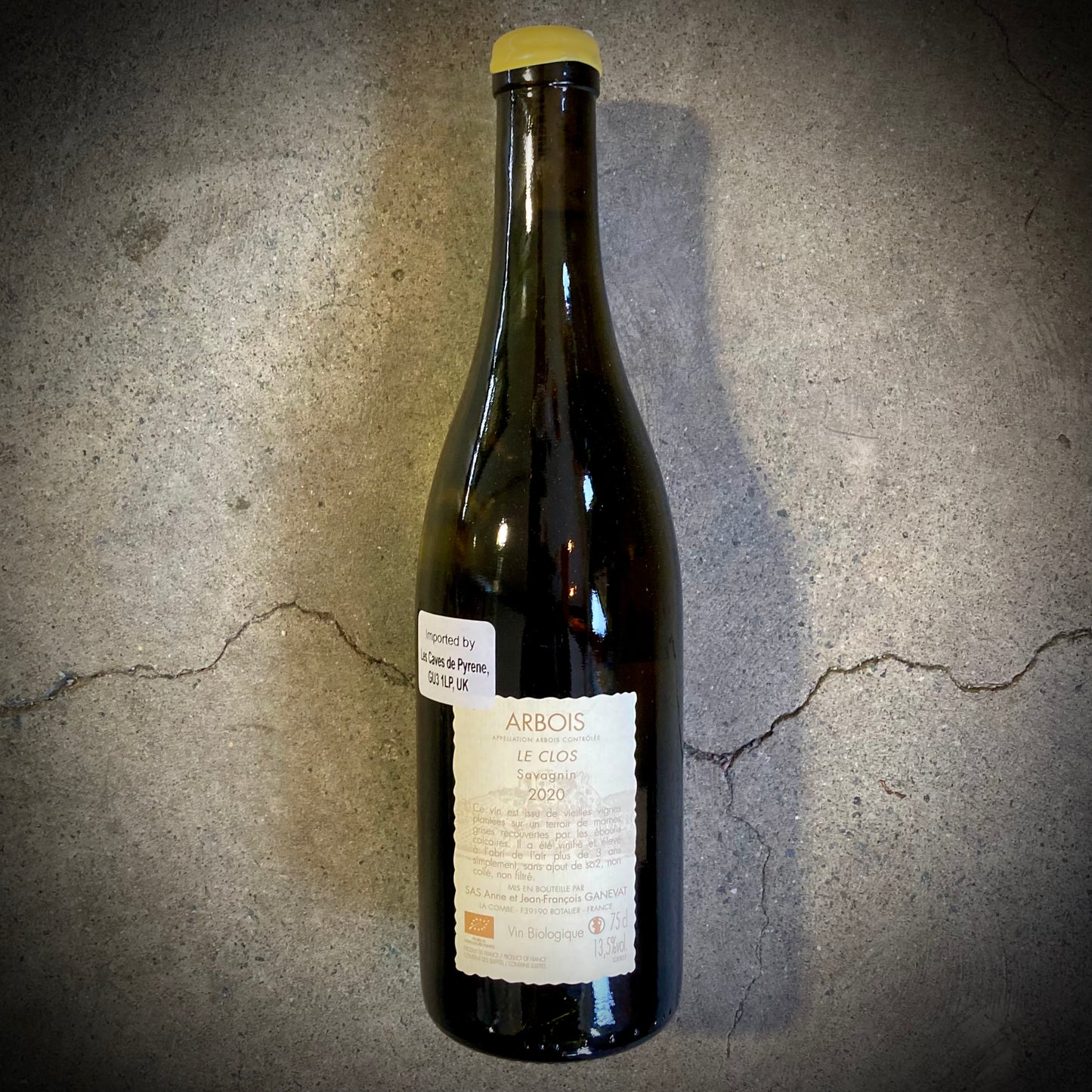 Anne et Jean-François Ganevat, Savagnin, Le Clos 2020, Arbois, Jura, France