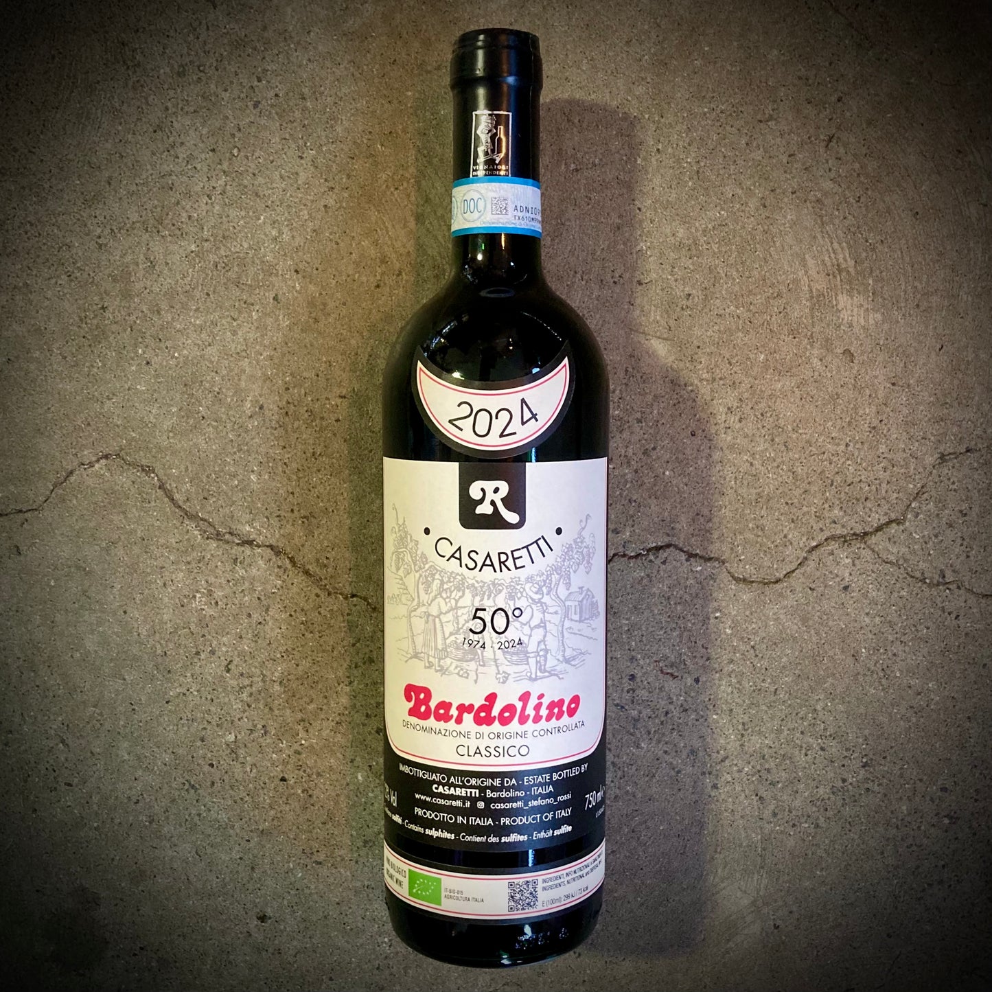 Casaretti, Bardolino Classico DOC, "50" 2024, Veneto, Italy