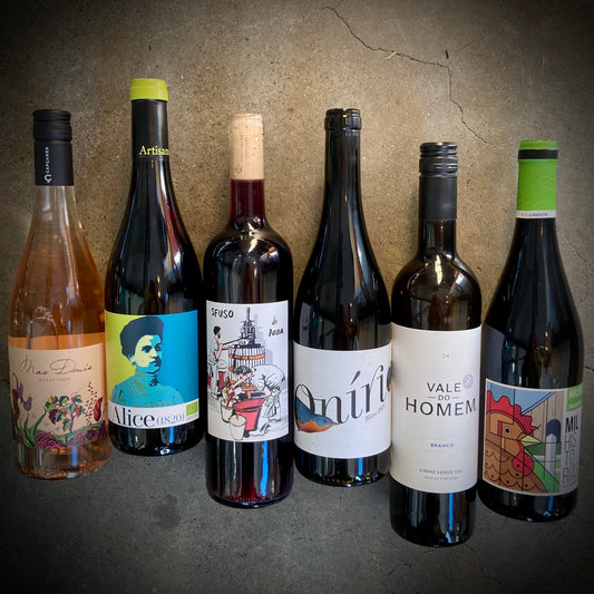 This Month We're Mainly Drinking - six great wines to drink just now - a six bottle box set