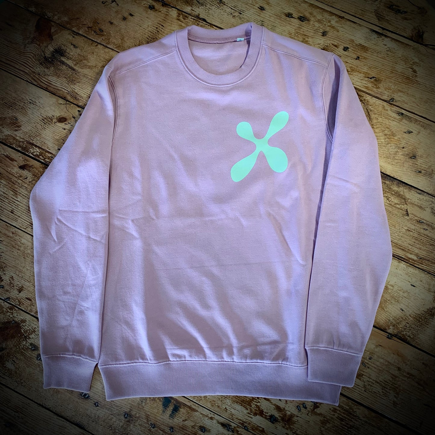 GlouGlou Lavender and Pea Green Sweatshirt