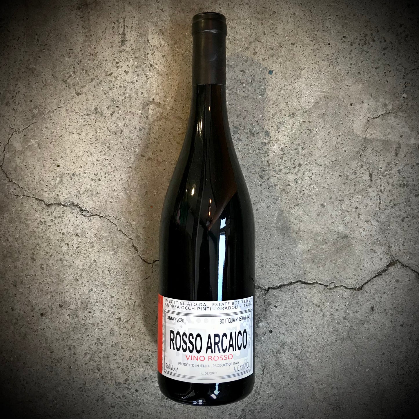 Andrea Occhipinti, Rosso Arcaico, Lazio, Italy