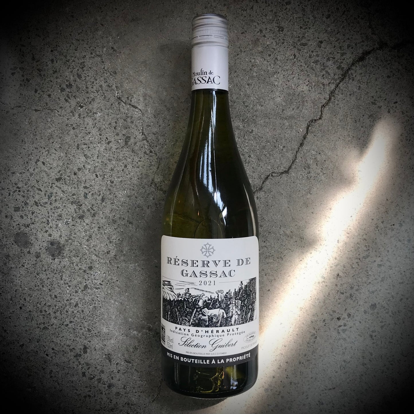 Reserve de Gassac, Selection Guibert Blanc, Pays d’Herault, France
