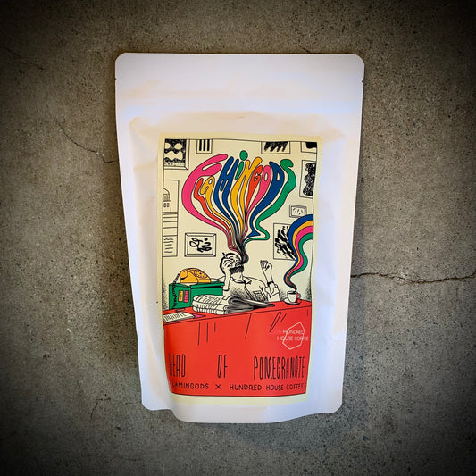 Hundred House Coffee X Flamingods, 'Head of Pomegranate' Blend - 227g (Copy)