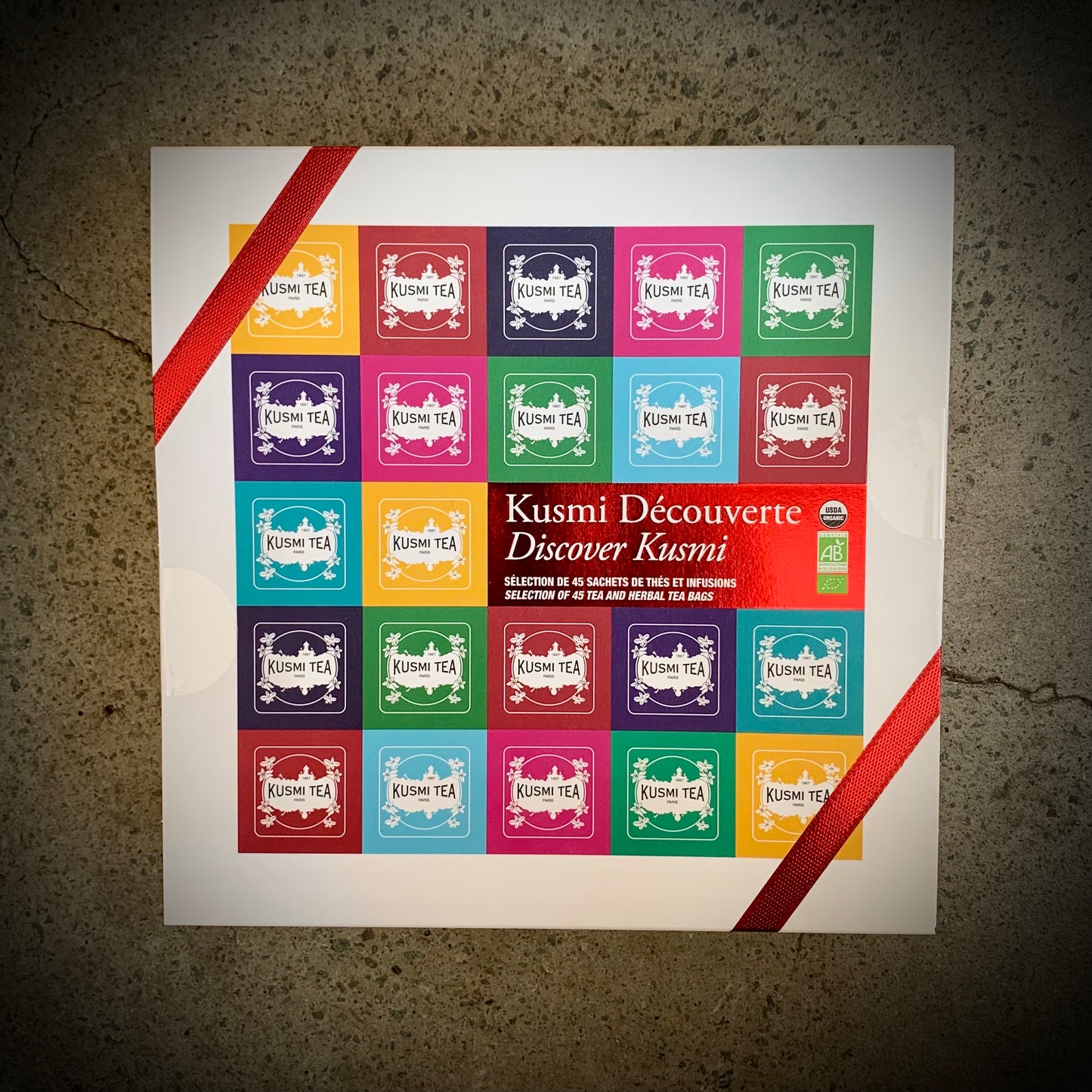 Kusmi - Discover Kusmi Gift Set - Assortment of 45 Organic Tea Bags