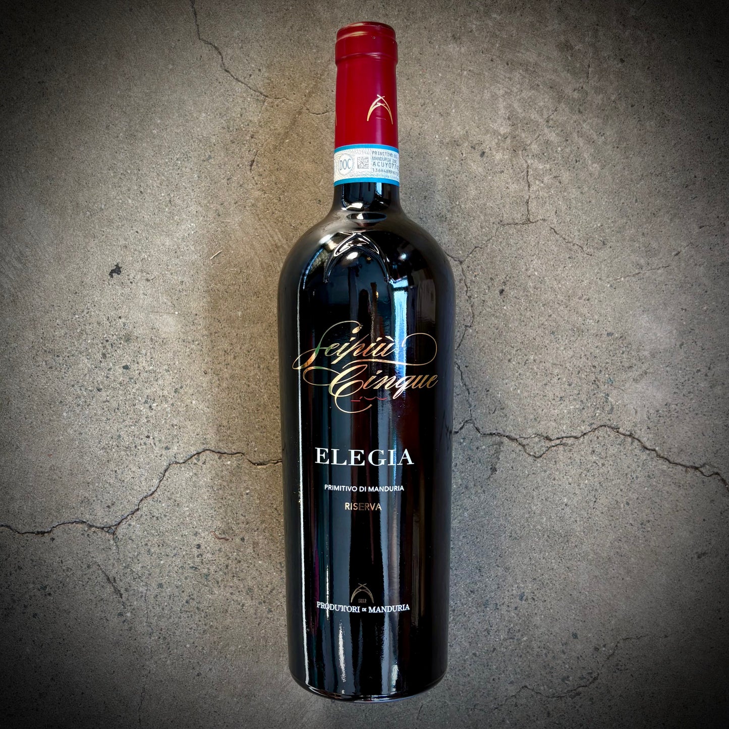 Produttori di Manduria, Elegia, Riserva 2021, Primitivo di Manduria DOC, Puglia, Italy