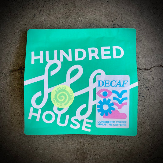 Hundred House Coffee, Decaf Sugarcane EA, Columbia - 227g