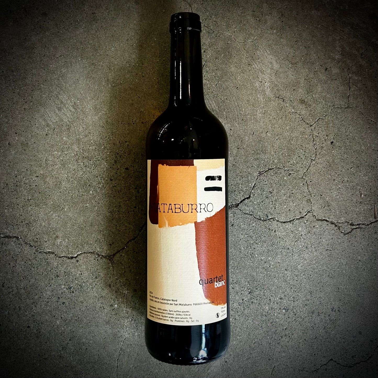 Mataburro, Quartet Blanc 2024, VDF, Rivesaltes, France