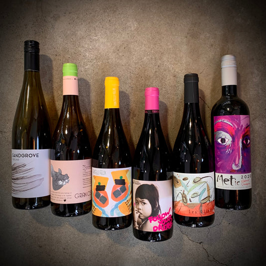 This Month We're Mainly Drinking - six great wines to drink just now - a six bottle box set