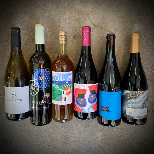 This Month We're Mainly Drinking - six great wines to drink just now - a six bottle box set