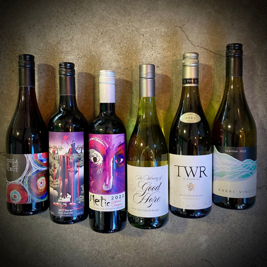 This Month We're Mainly Drinking - six great wines to drink just now - a six bottle box set