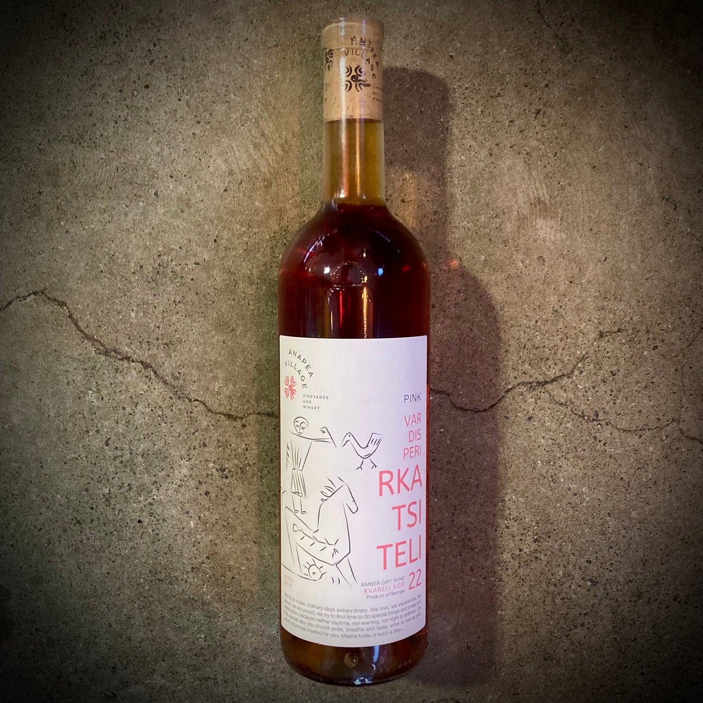 Anapea, Vardisperi Rkatsiteli 2022, Kvareli, Kakheti, Georgia