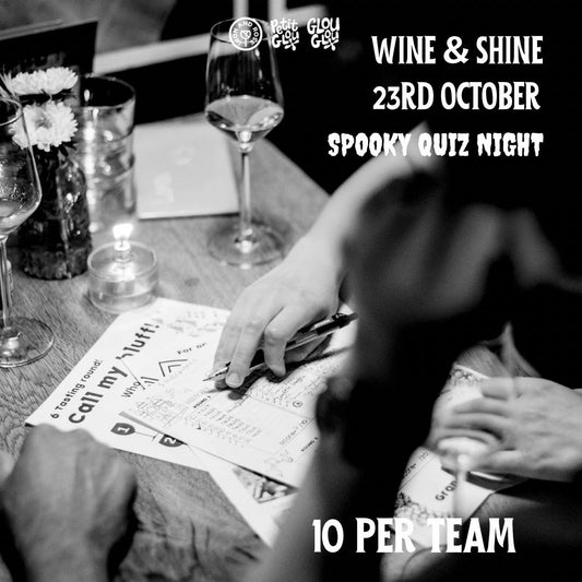 Wine & Shine Quiz - Wednesday 23rd of October