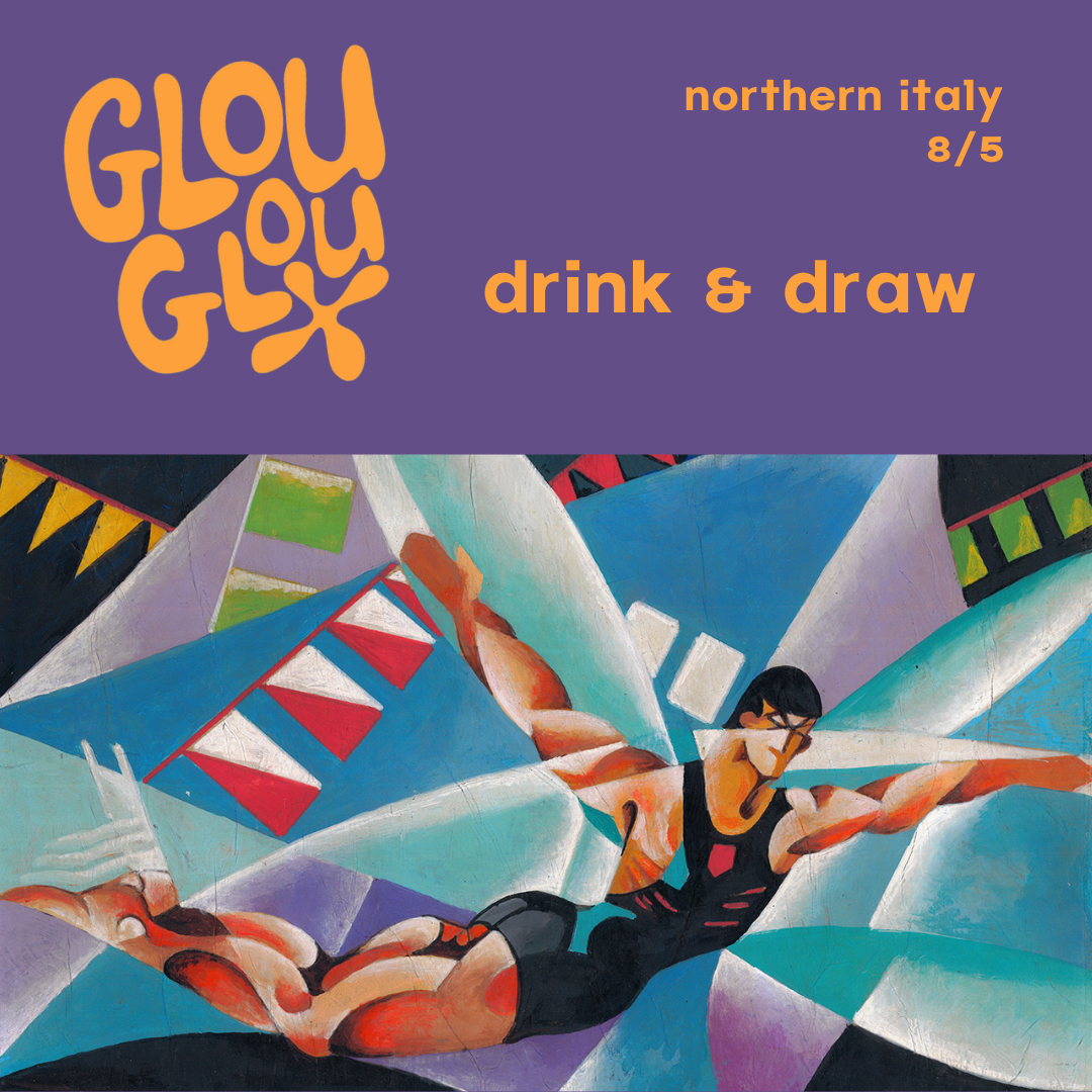Drink & Draw - May is Northern Italy - Wednesday 8th May