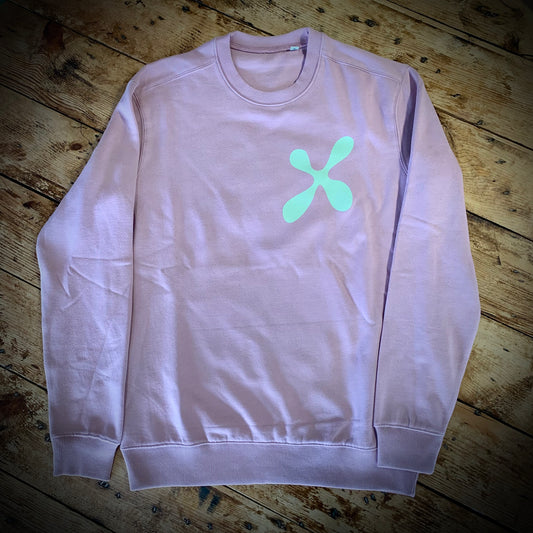 GlouGlou Lavender and Pea Green Sweatshirt