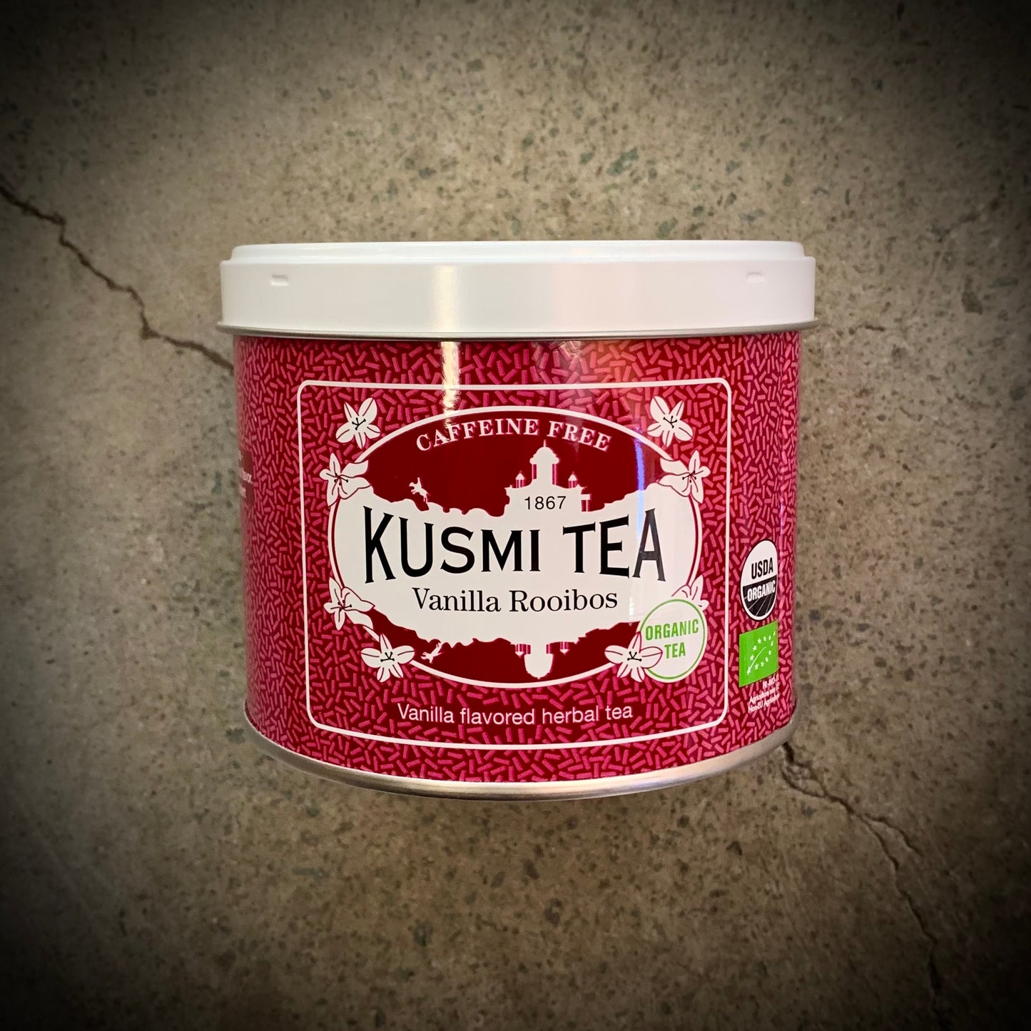 Kusmi, Vanilla Rooibos, Organic tea - 100g tin