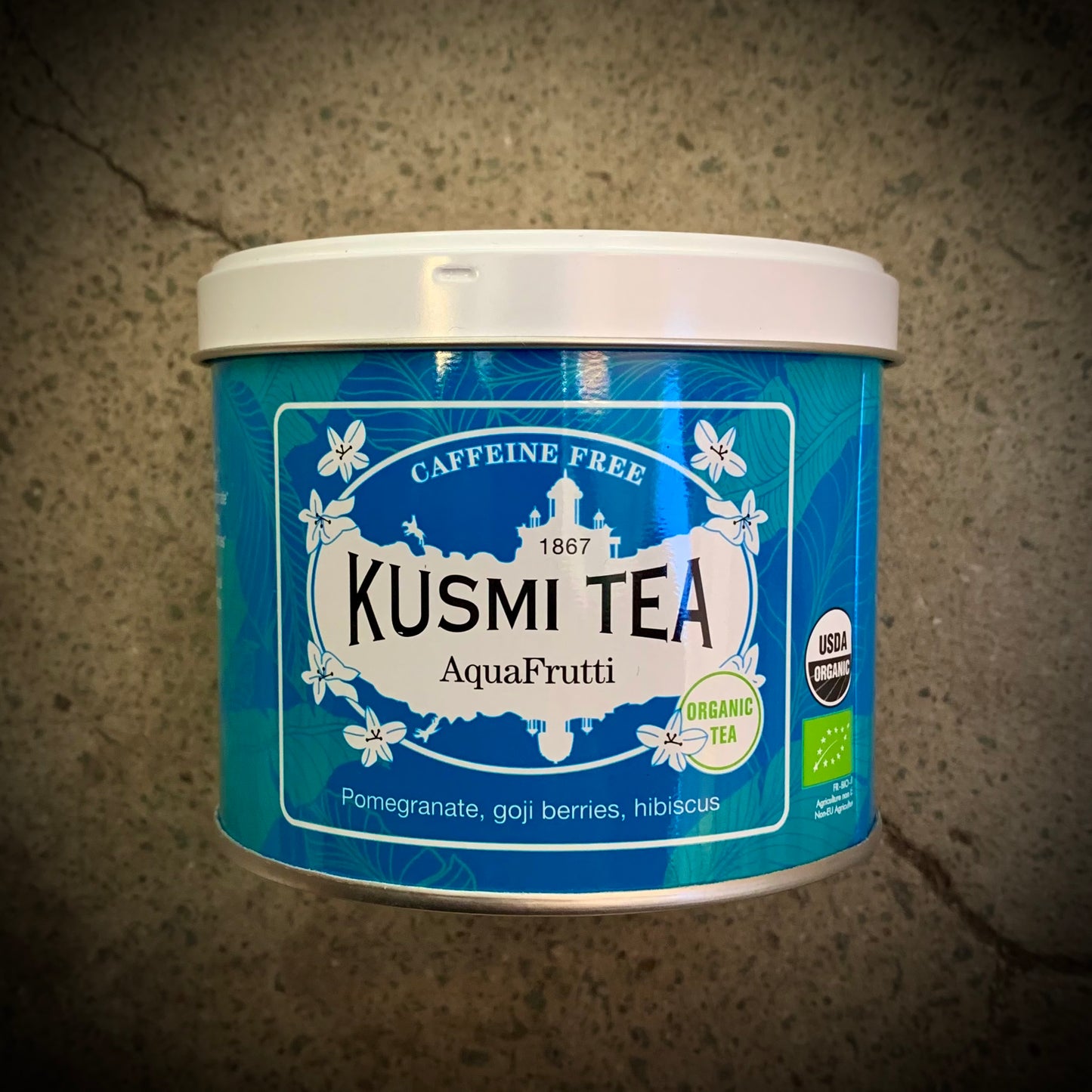 Kusmi, AquaFrutti, Organic tea - 100g tin