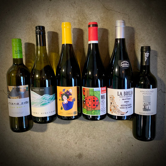 Adventures in Drinking Naturally - an intro to real wines - a six bottle box set
