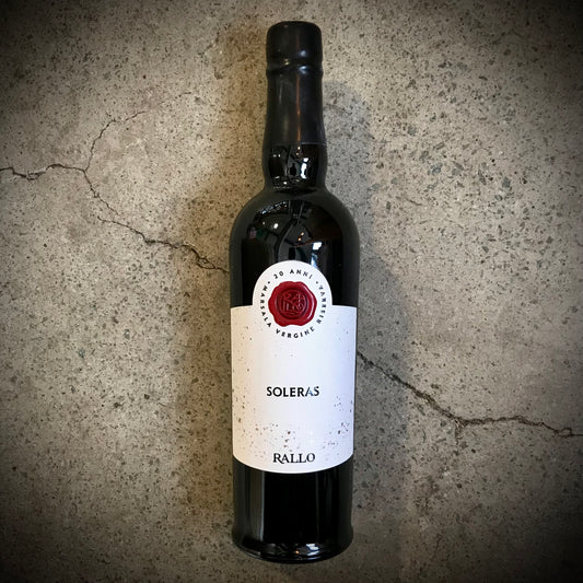 Cantine Rallo, Soleras 20 yr old Marsala, Sicily, Italy