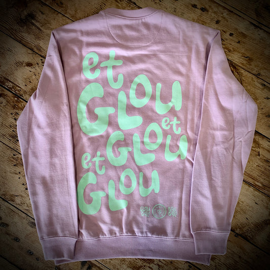 GlouGlou Lavender and Pea Green Sweatshirt