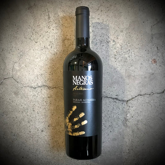 Manos Negras, Artesano Malbec, Paraje Altamira, Uco Valley, Argentina