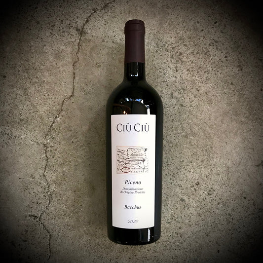 Ciu Ciu, Bacchus, Rosso Piceno, Marche, Italy