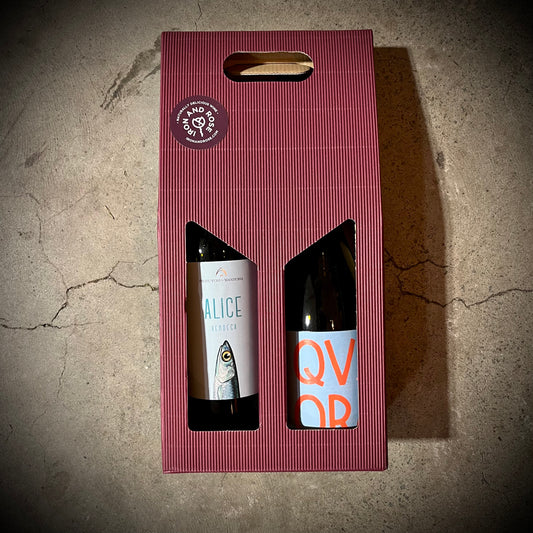 Card Gift Box - Two Bottle